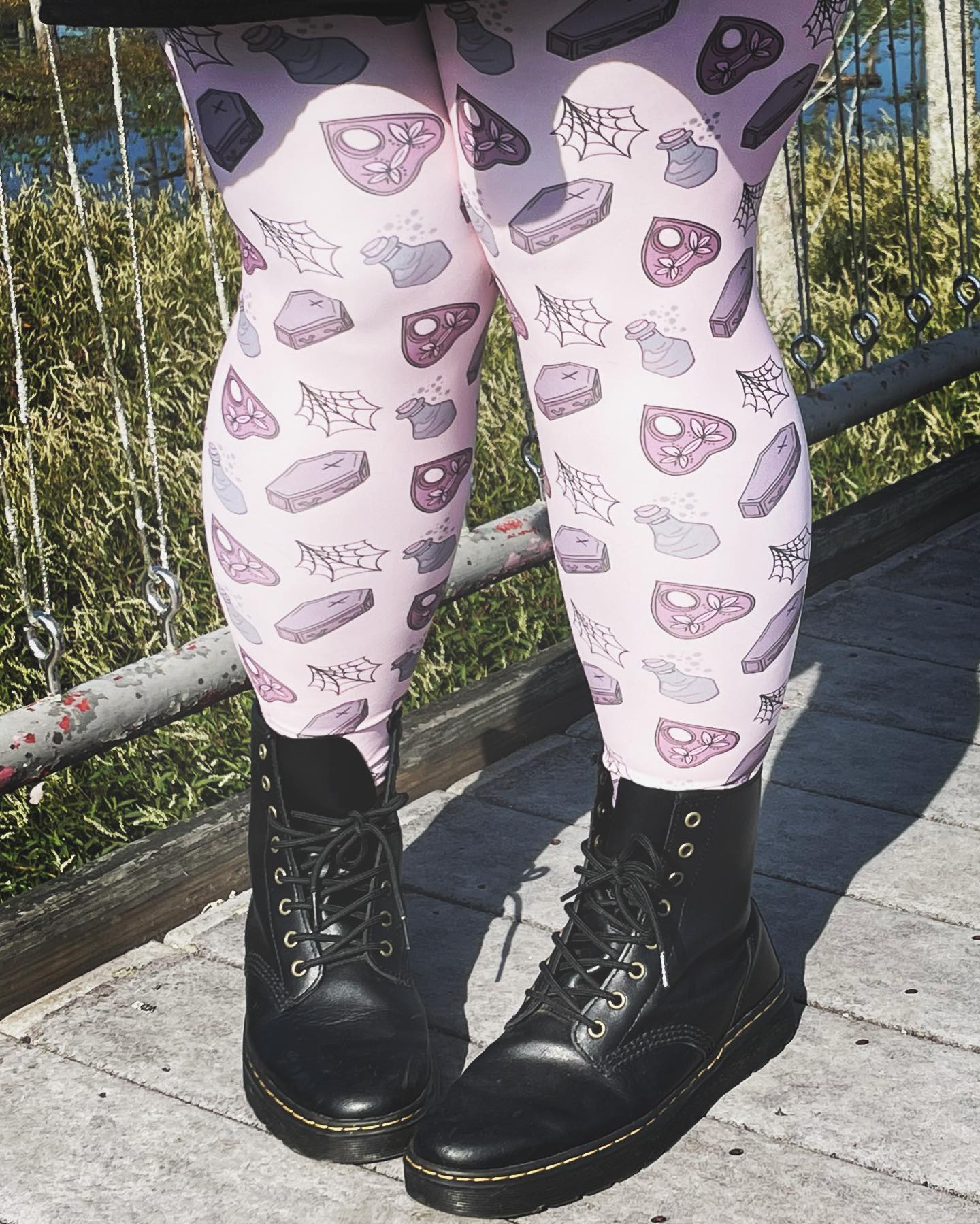 Haunted Communication - All-Over Print Plus Size Leggings